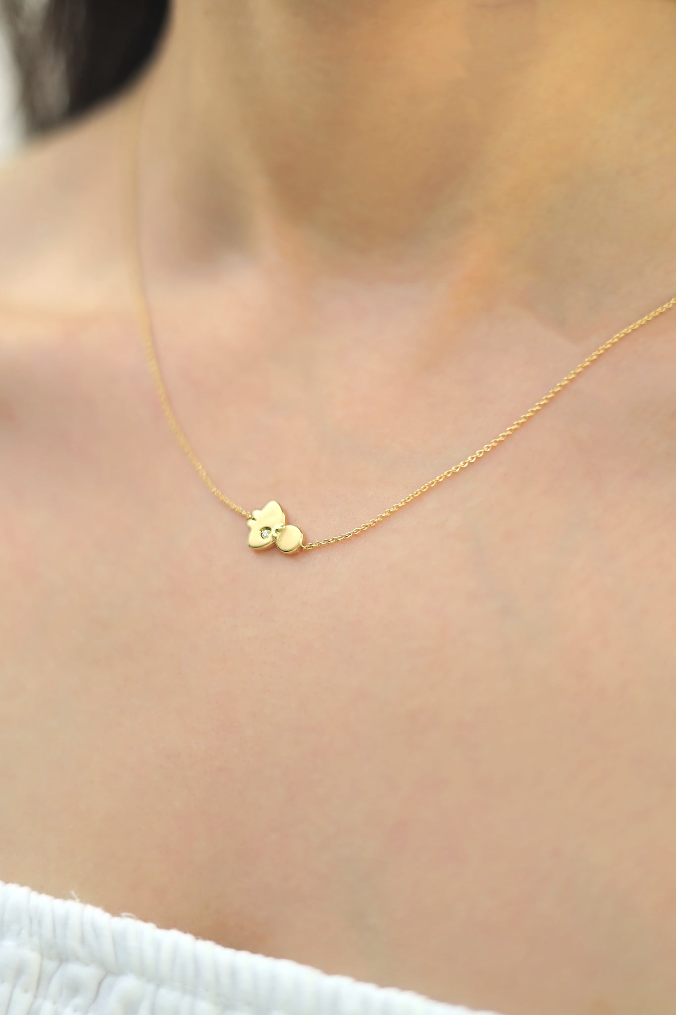 Diamond Little Angels Necklace