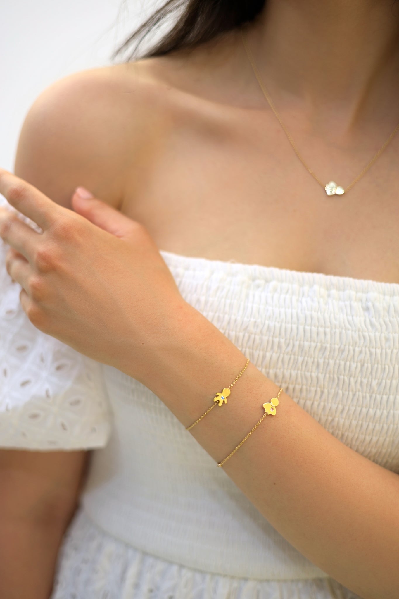 Sapphire Blau and Rosa Bracelet