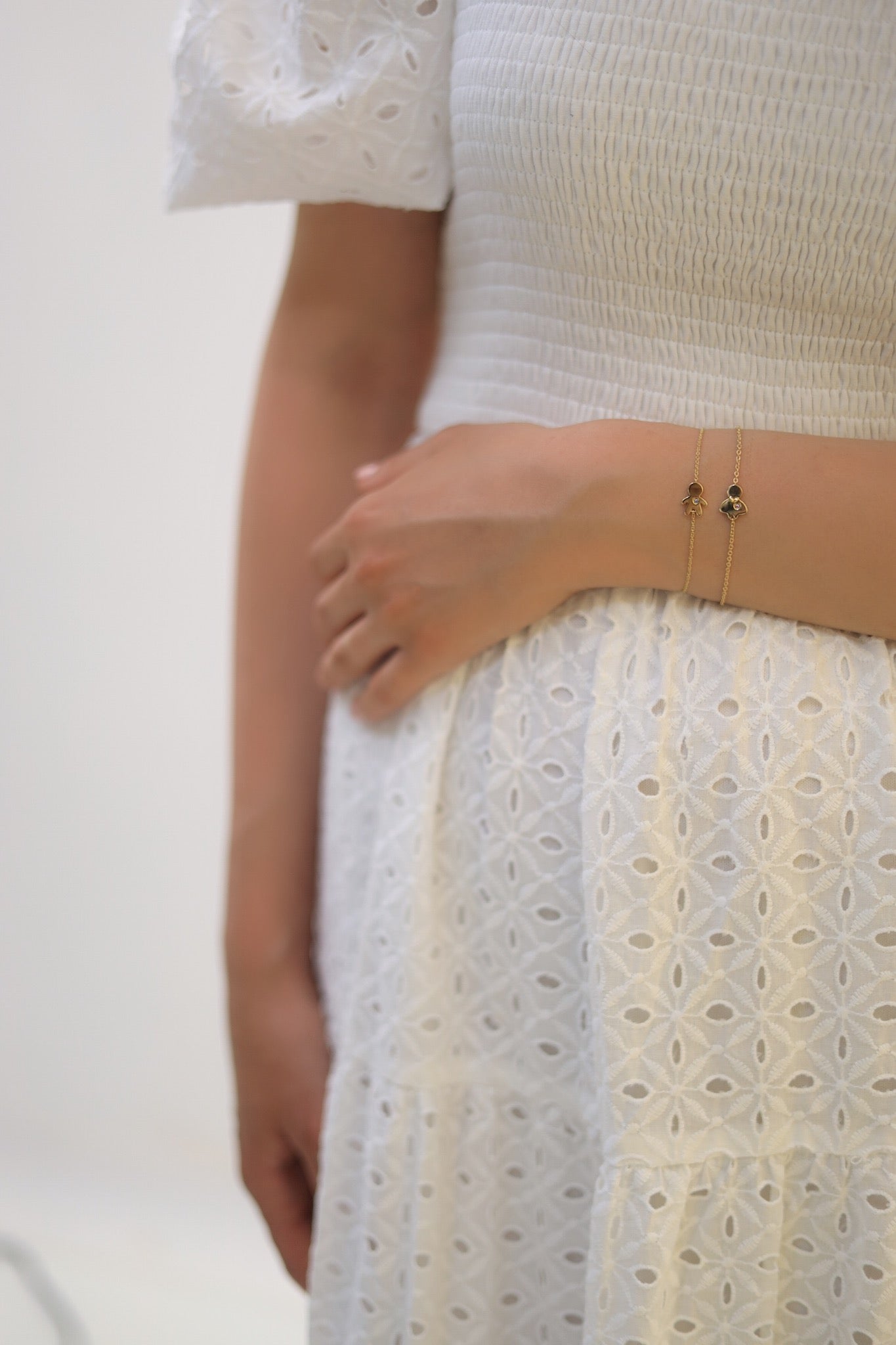 Sapphire Blau and Rosa Bracelet