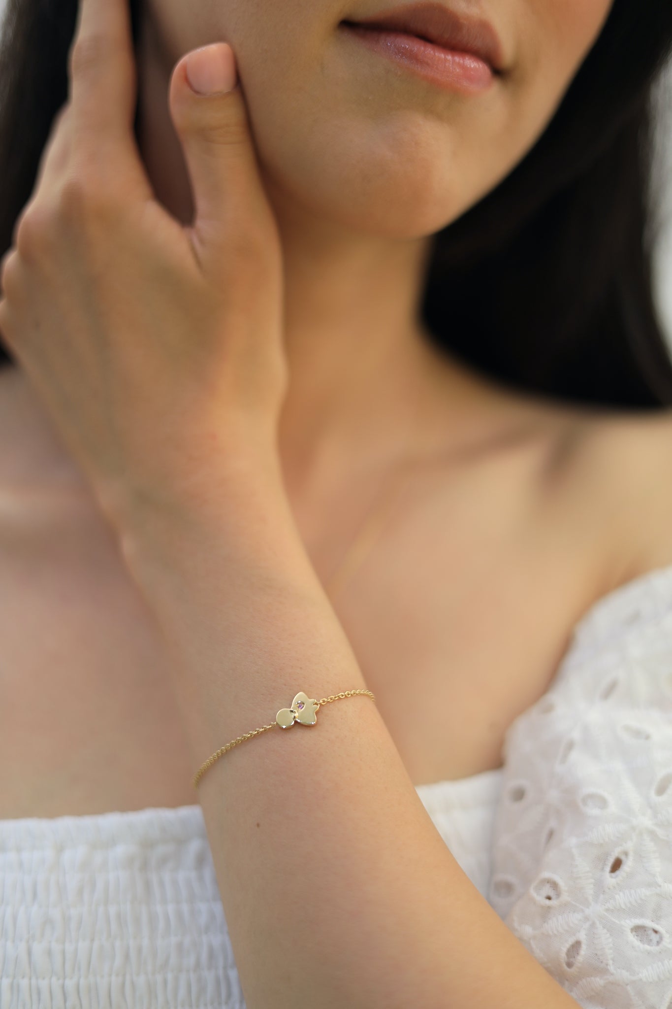 Sapphire Blau and Rosa Bracelet